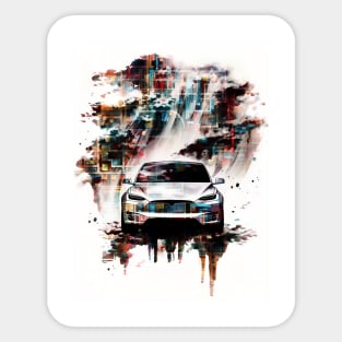 abstract car Sticker